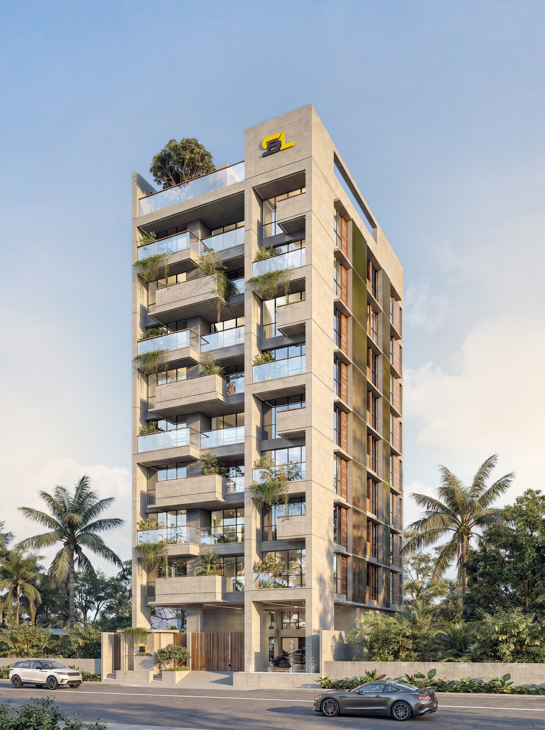 Swapnosiri Luxury Real Estate Building Render