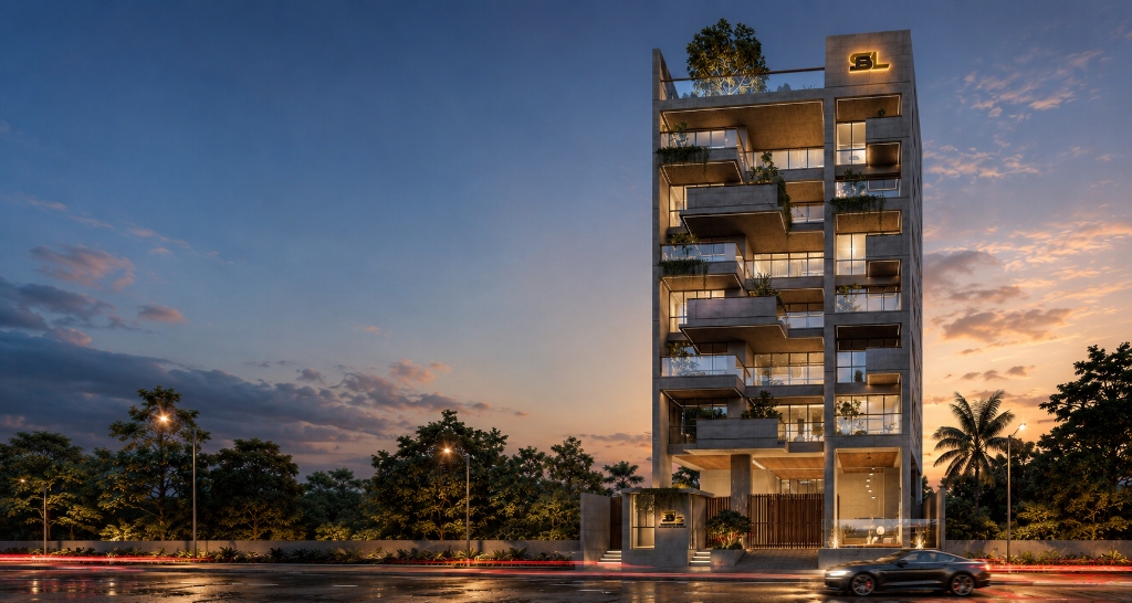 Swapnosiri Luxury Real Estate Building Render